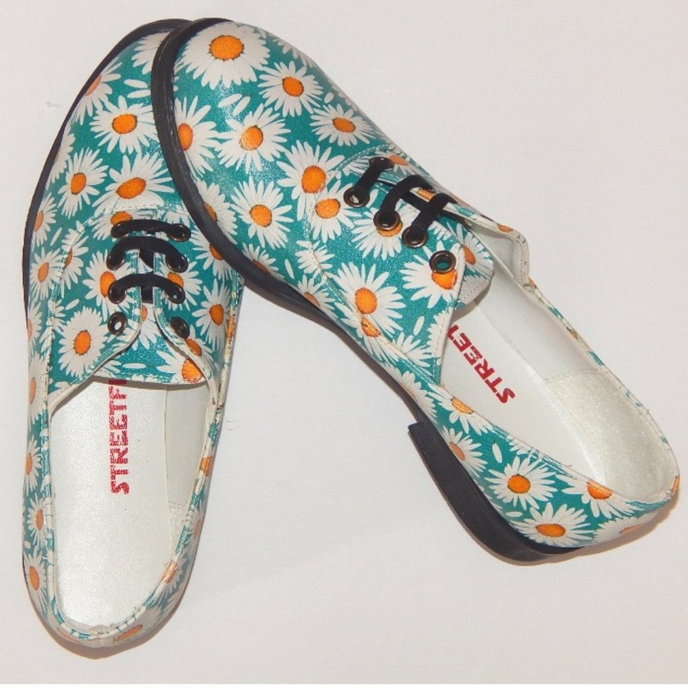 Streetfly Oxford Womens Shoes 9 Leatherett…